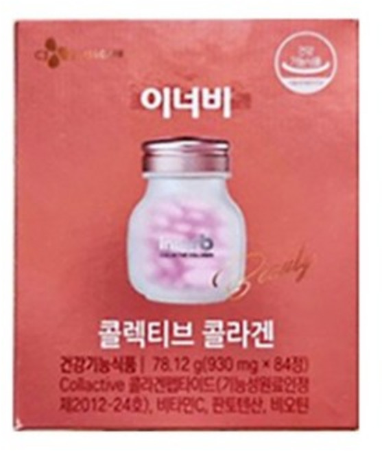 CJ웰케어 이너비 콜렉티브 콜라겐 84정, 4개