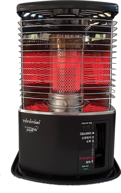 토요토미 RS-H29 블랙 난로 가정용 실내 사무실 업소용 난방기