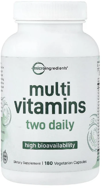 마이크로인그리디언츠 멀티비타민 Multi Vitamins 베지캡슐 180정, 1개 - 쿠팡