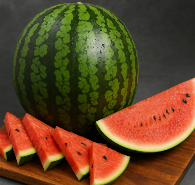 [하우스수박특가] 산지직송 꿀당도 맛이아삭달콤 프리미엄수박, 1개, 5-6kg[정품 하우스 프리미엄]