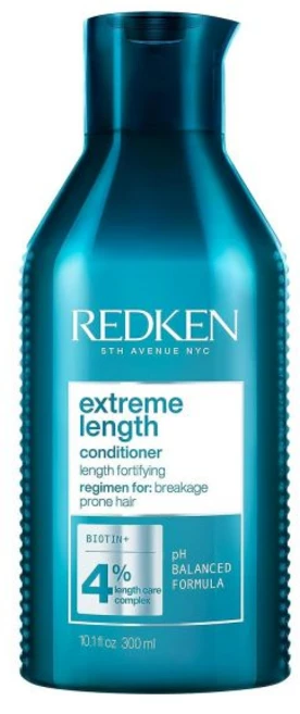 REDKEN 길고 강한 모발을 위한 레드켄 컨디셔너 모발 파괴 비오틴 및 캐스터 오일 포함 익스트림 길이 1 x 300ml, 1개 - 쿠팡