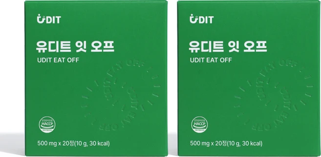 유디트 잇오프 인도 과라나 추출물 혈당 케어 체지방 감소, 2박스, 20정 - 쿠팡
