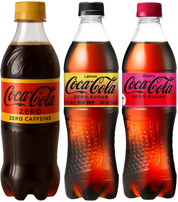 코카콜라 제로 500ml 24개 체리 레몬 제로카페인