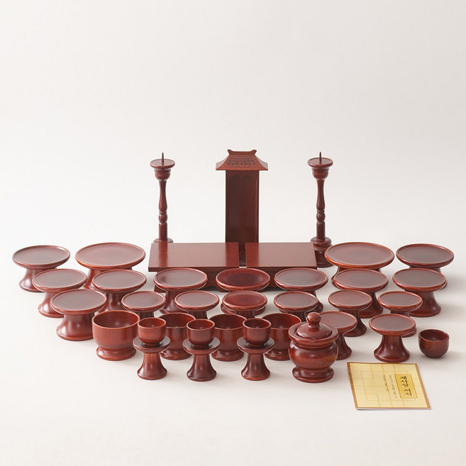 조은세상 물푸레 제기세트 37P 47P 종가집 원목 제사 제기 성묘, 1개