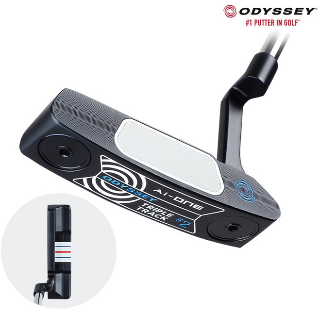 오디세이 Ai ONE 트리플 트랙 퍼터 2번CH 에이아이원, 83.82cm/33인치