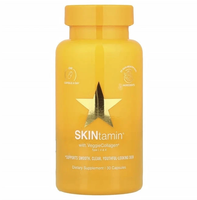 HAIRtamin VeggieCollagen® 함유 스킨타민® 캡슐 30정 HRI-00884, 1개 - 쿠팡
