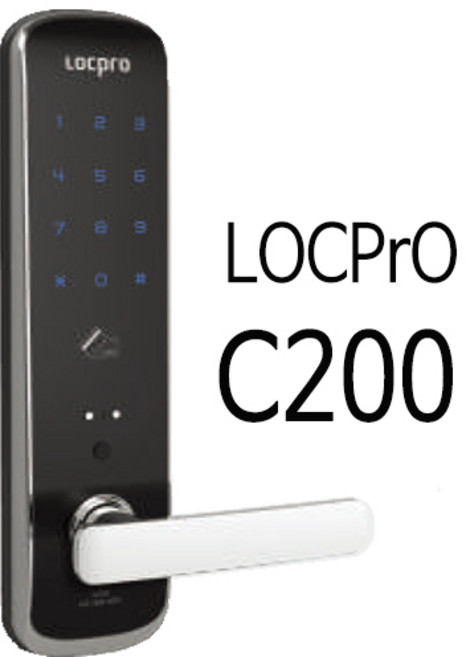 (빠른배송) 락프로C200 디지털도어락 현관번호키 인터크리에이티브 손잡이일체형