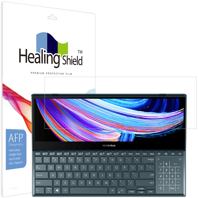 에이수스 젠북 프로 듀오 15 OLED UX582 스크린패드 올레포빅 액정보호필름, 1개