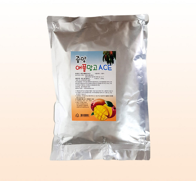 중앙식품산업사 애플망고 에이스 에이드분말, 1kg, 1개입, 1개