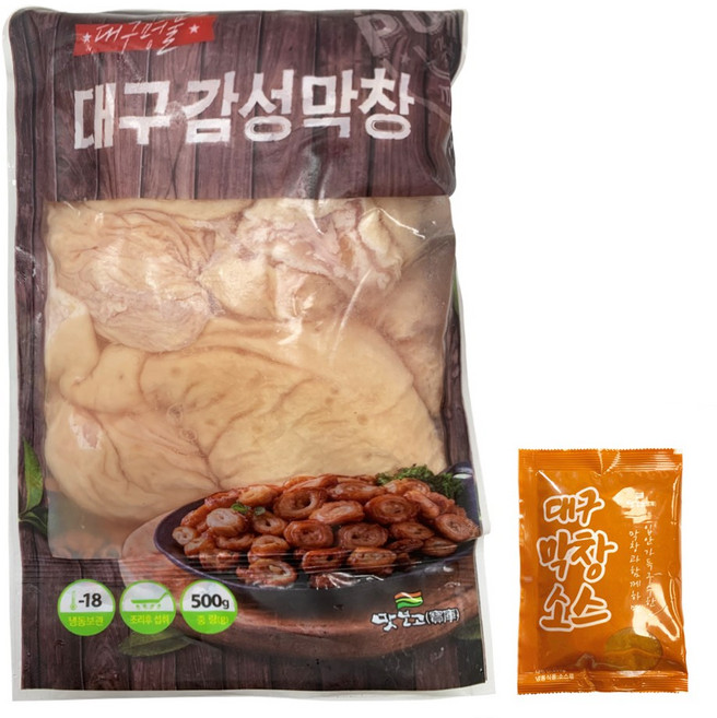 맛보고 대구 감성생막창500g+막창소스100g, 500g, 1개