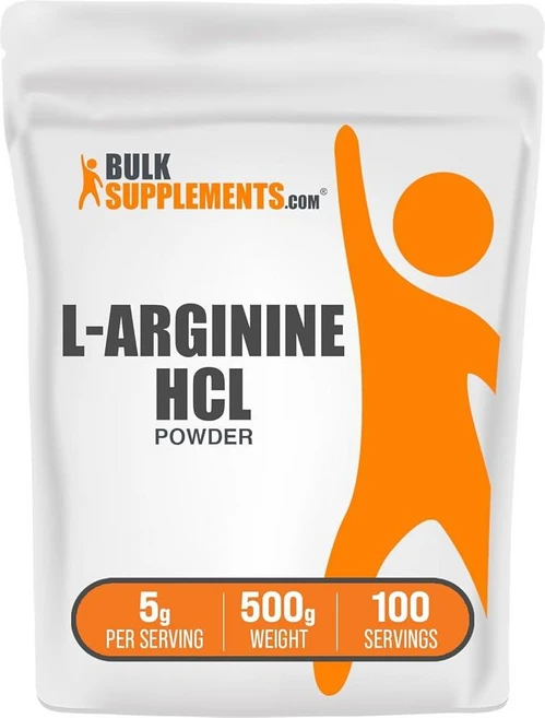 BulkSupplements L-아르기닌 HCl 파우더 산화 질소 보충제 남성용 아미노산 아르기닌, 1.1 Pound (1개), 1개, 100g - 쿠팡