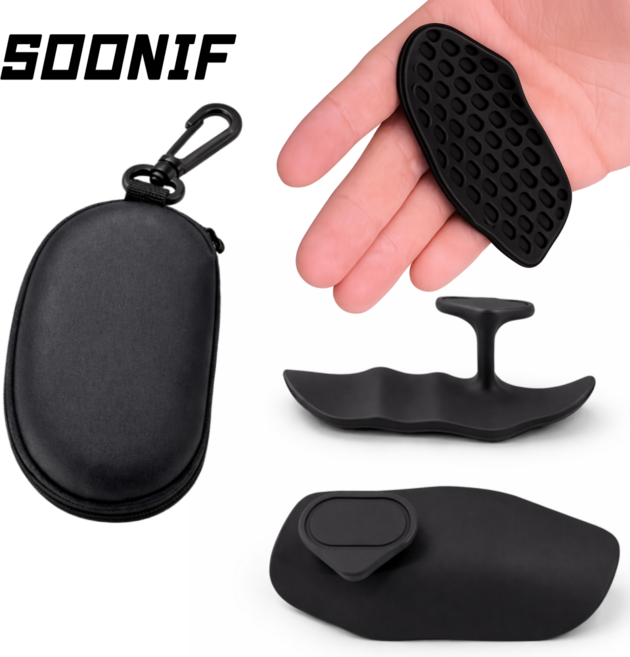 수니프 헬스 굳은살 방지 실리콘 장갑 패드 그립, 블랙, 1세트