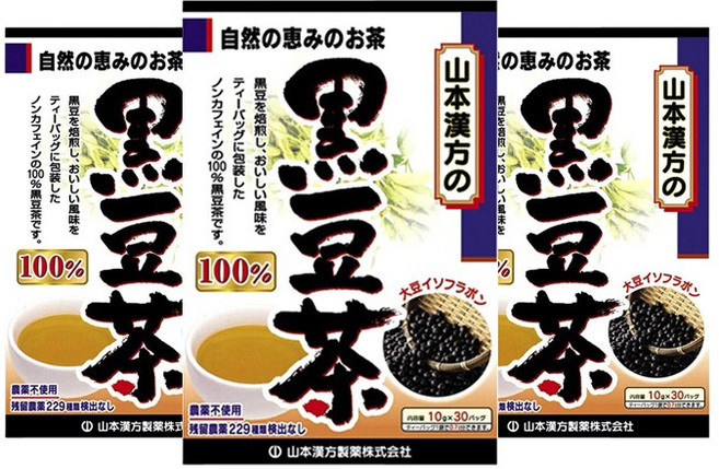 야마칸 검은콩차, 3개, 10g, 30개입