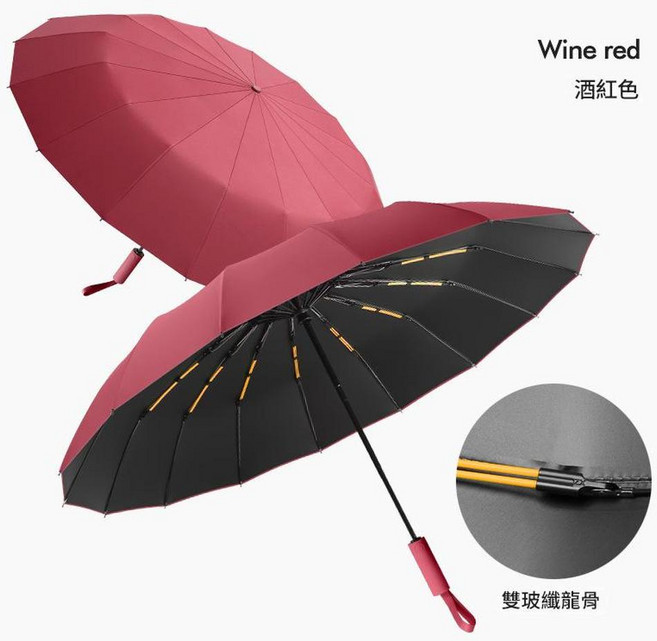 32骨自動折疊防UV雨傘