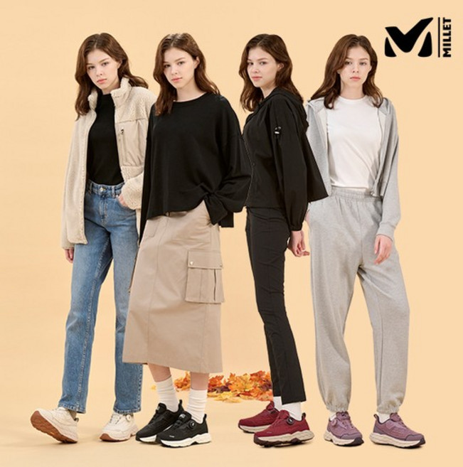 [밀레] 24FW 기능성 다이얼 러닝화 여성 4컬러 택1