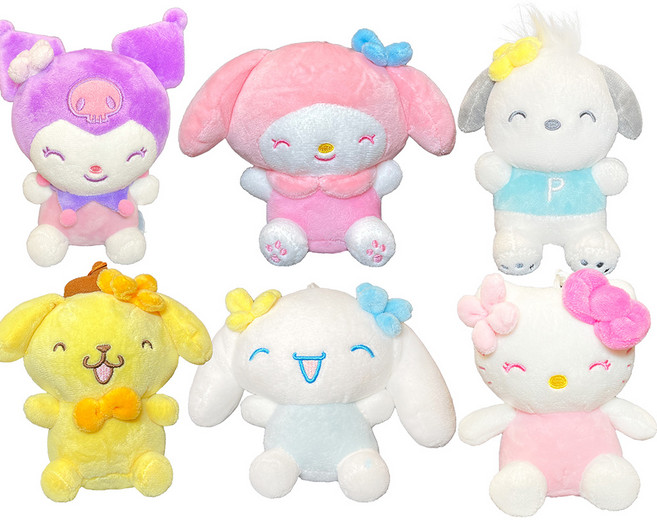 [빅마스터] 산리오 봉제 인형 파스텔 가방고리 키링 (옵션선택), 마이멜로디