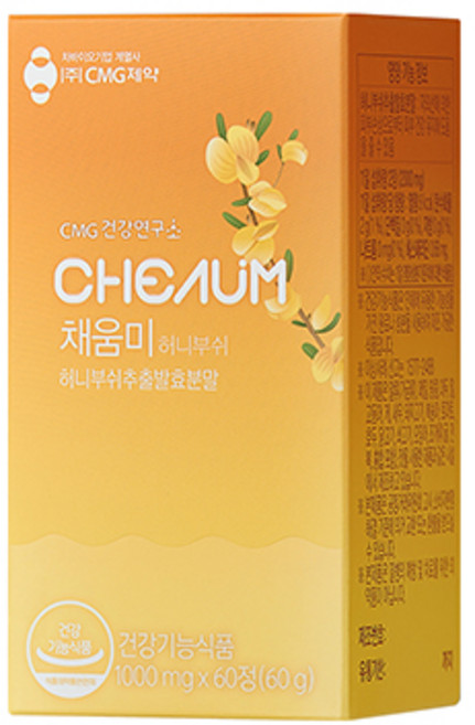 CMG제약 채움미 허니부쉬, 60정, 60정