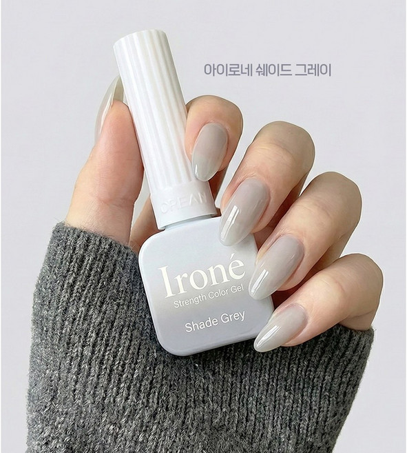 뷰젤 아이로네 컬러젤 시럽 젤네일 단품 [컬러선택], 1개, 10g, 쉐이드그레이