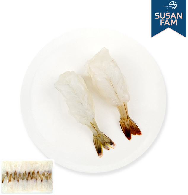 초밥용 백미 생새우 스시재료 수산팜, 8g 20미, 1개