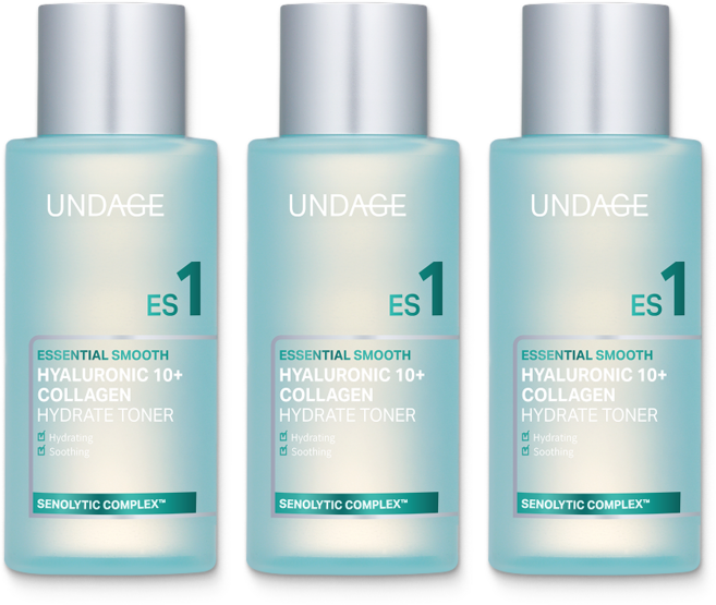 세놀리틱 콤플렉스 언데이지 히알루론산 콜라겐 수분 토너, 3개, 250ml