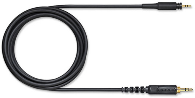 SHURE SRH CABLE 슈어 SRH440A SRH840A 전용 교체용 직선 케이블 삼아정품, 1개