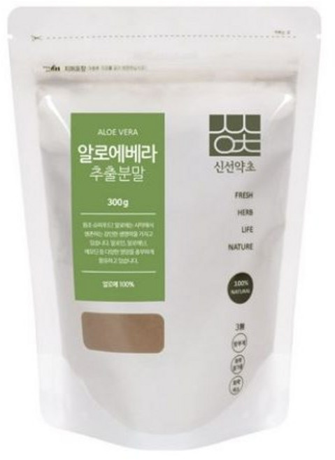 신선약초 알로에베라 추출 분말, 300g, 2개