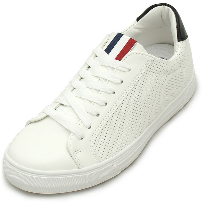 구두마루 키높이 캐주얼화 발편한 6cm 스니커즈 국내산 데일리 운동화 VA-2077(BK)