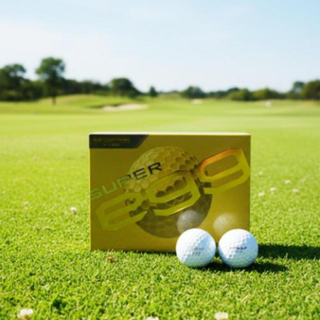 PRGR 26년형 슈퍼 에그 SUPER EGG 고반발 골프공 2피스 12알 병행 P, 1개, 12개입, 화이트