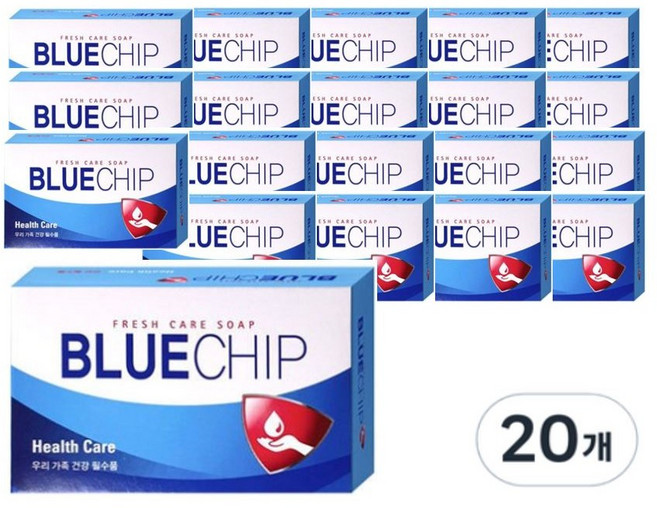 애경 블루칩 비누, 100g, 20개입
