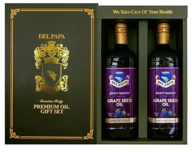 델파파 포도씨유 1리터 포도씨오일 2병 선물세트, 1L, 1개