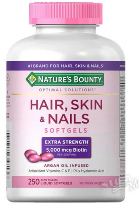 네이처스바운티 헤어 스킨 앤 네일 250정, 1개 - 쿠팡