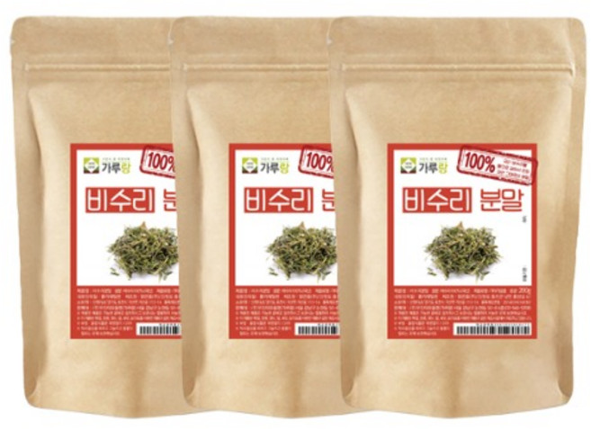 가루랑 100% 국산 비수리분말 선식 200g 묶음, 3개
