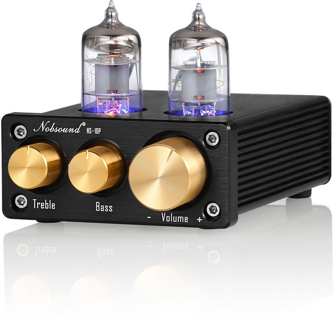 Nobsound NS-10P 미니 6J1 진공관 프리앰프 고음 저음
