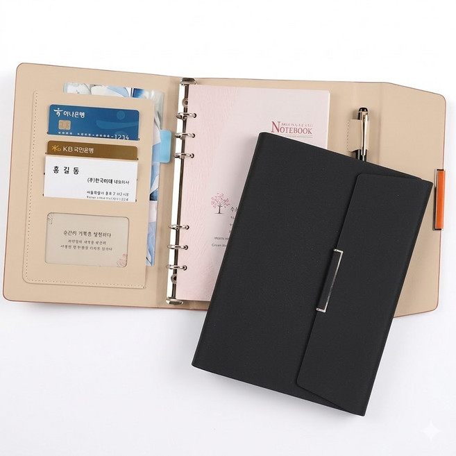 애져요 비즈니스 다이어리 노트 A5, 1개, 블랙