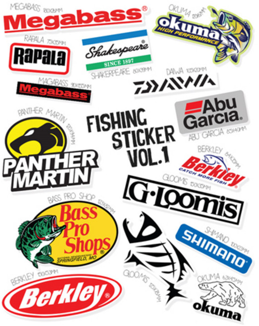 [LUCKY PLANET] 낚시 스티커 vol.1