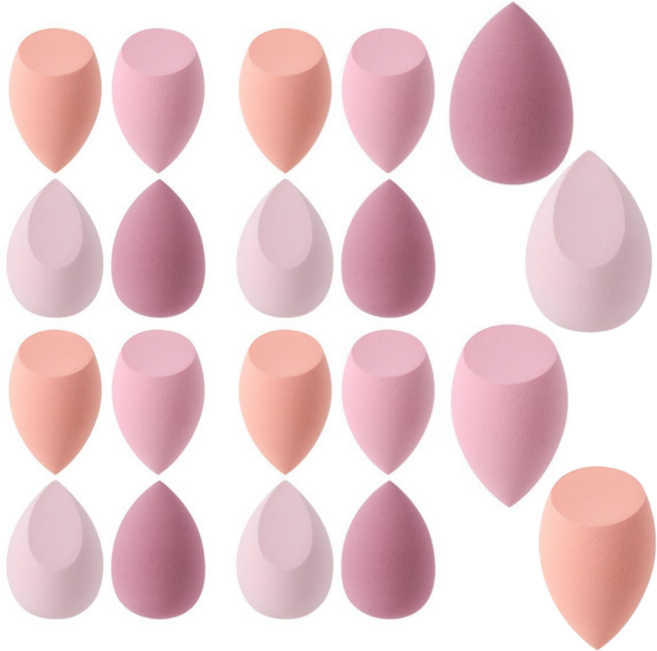 오너프 물방울 똥퍼프 쿠션, 20개, 딸기모찌