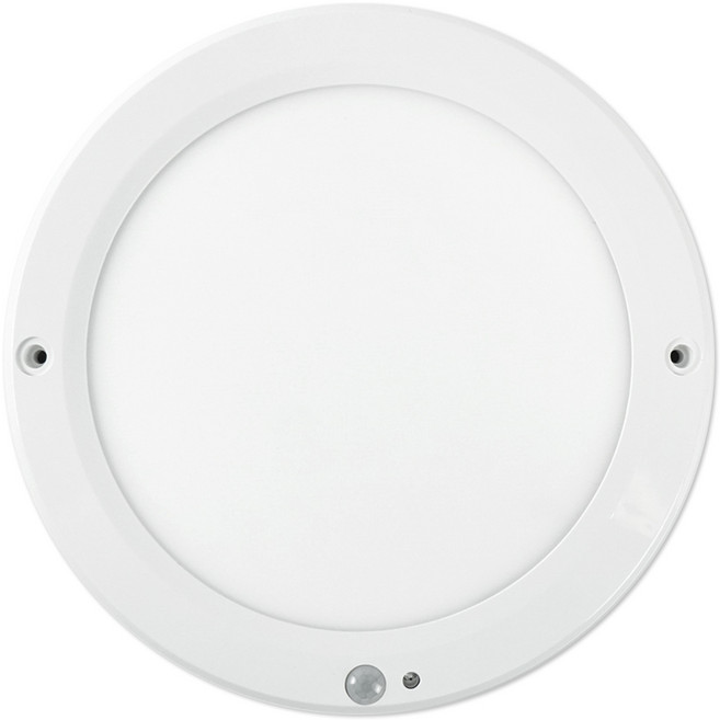 오스람 LED 원형 센서등 20W 6500K 주광색(밝은 하얀빛) 플리커프리, 1개, 흰색