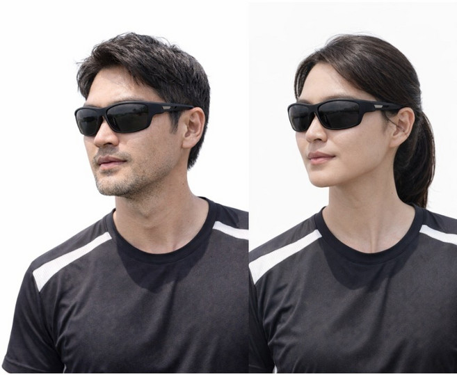 오브프레임 편광 스포츠 선글라스 자외선차단 케이스