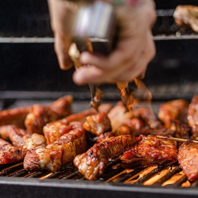 앙마 포천이동갈비 숯불구이 양념 돼지갈비 3종, 청양고추맛, 2개, 1.14kg