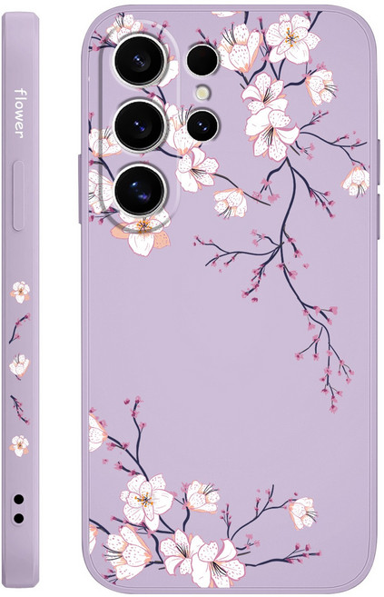 S26 시리즈 휴대폰 케이스 간결한 꽃 모양 부드러운 실리콘 보호 커버