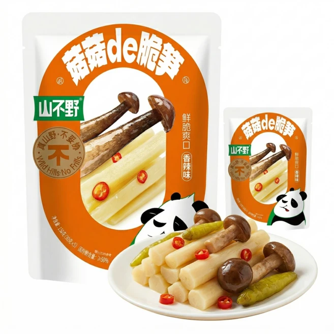 죽순 버섯 마라 참기름맛 소포장, 1개, 150g - 쿠팡