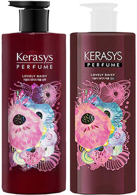 케라시스 러블리 데이지 퍼퓸 600mL 샴푸+린스 -T.C, 2개