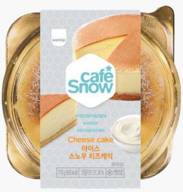 삼립 아이스스노우 치즈케익 치즈케이크, 8개, 170g