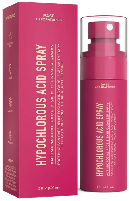 베이스랩 여행용 차아염소산 스프레이 60ml 민감성 피부 습진 여드름 피부 자극 완화, 60ml 1팩 - 쿠팡