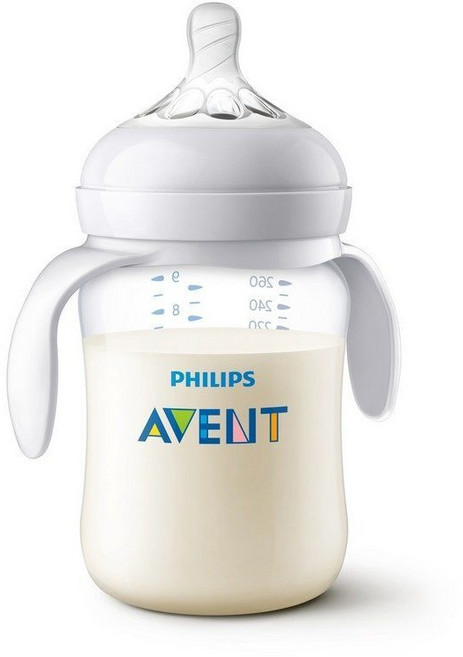 AVENT 新安怡 親乳感PA防脹氣奶瓶【金寶貝 40656], 1個, 透明, 260ml