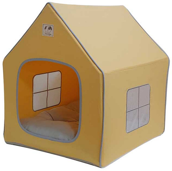 모닥모닥상점 강아지 텐트하우스 애견 하우스 대형, 1개