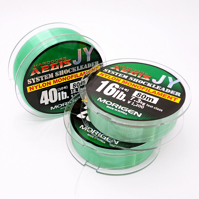 알파피싱 국내제작 쇼크리더 라인 80M 120M 3~10호 세미플로트, 5호