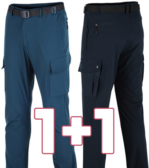 1+1 여름 스판 카고 등산바지 건빵 아웃도어 팬츠 BTR-707
