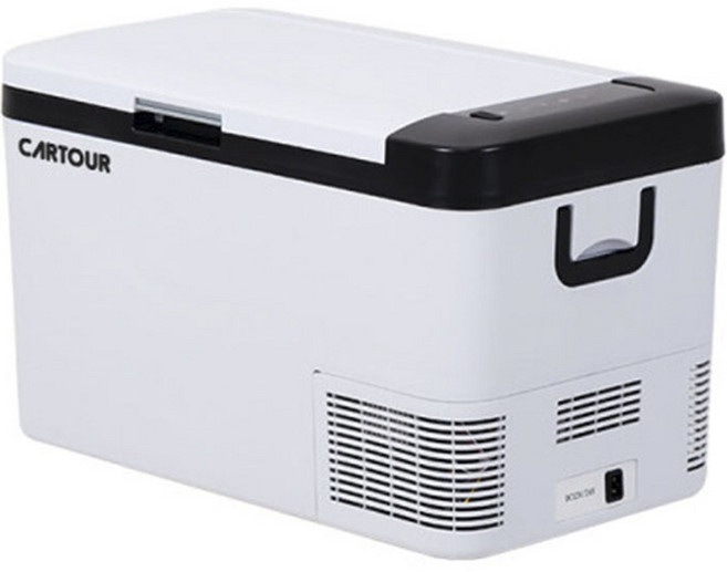 카투어 차량 가정용 냉장고 K25 독일콤프, 화이트