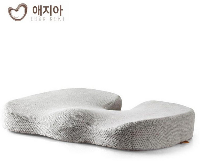 메모리폼 골반시트 지지대 논슬립 꼬리뼈, 체크패턴그